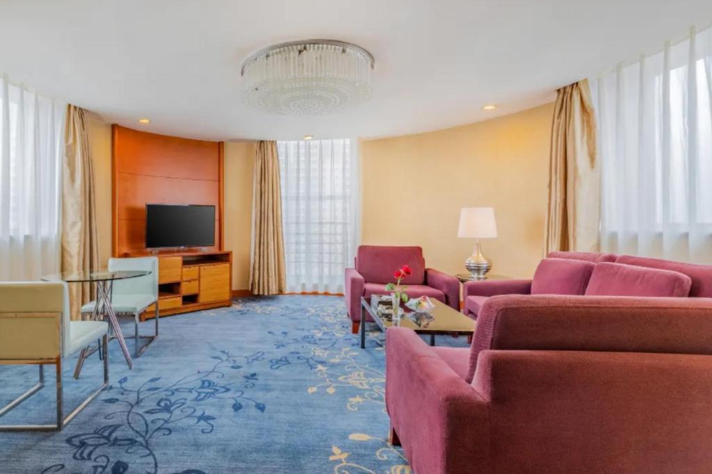 Linyi Blue Horizon Intenational Hotel Экстерьер фото